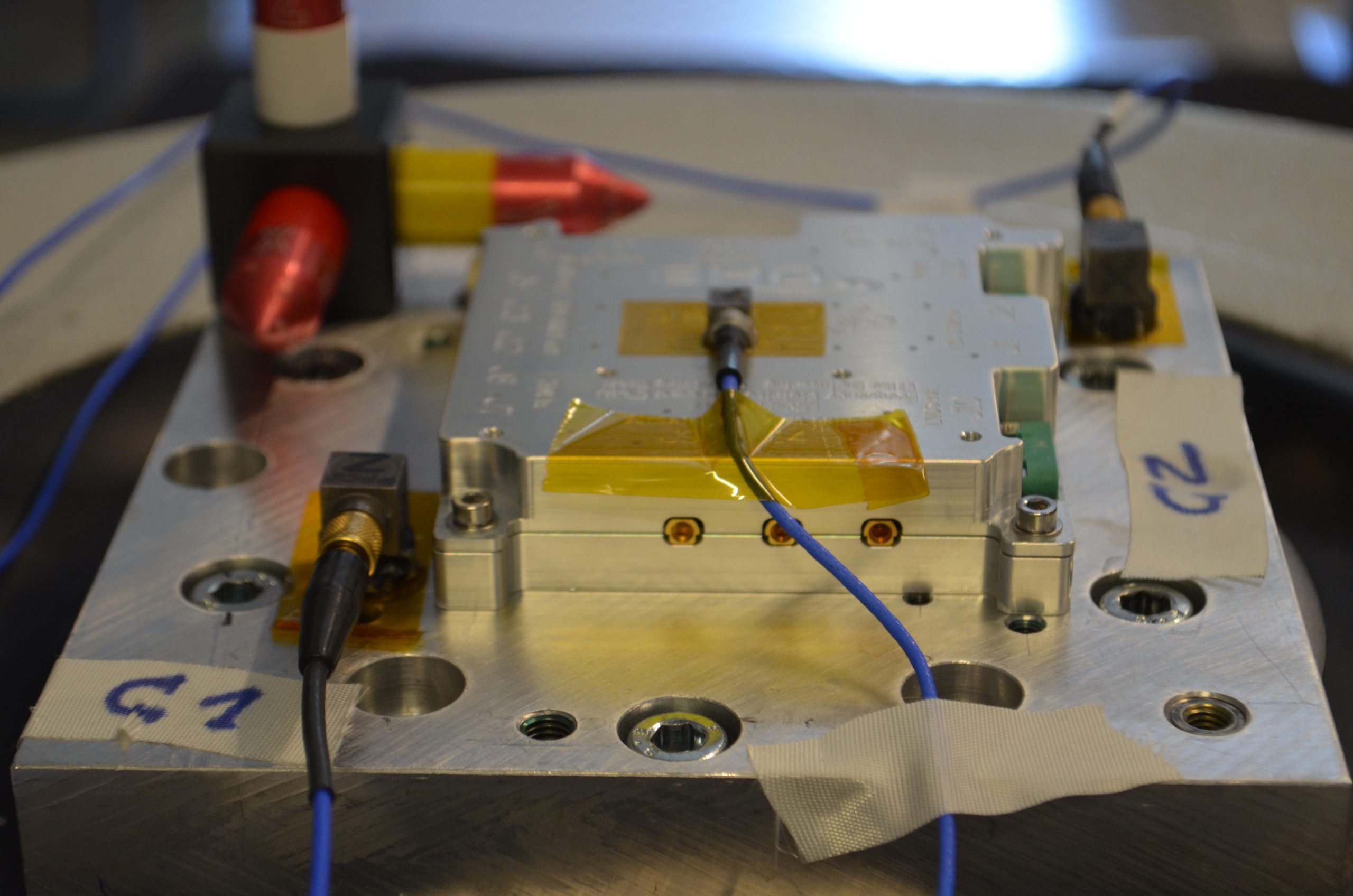 Celeste LEO PNT Frequency Distribution Board Vibration Test